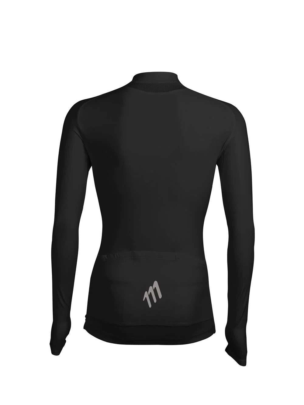 JERSEY MANGA LARGA NEGRO HOMBRE