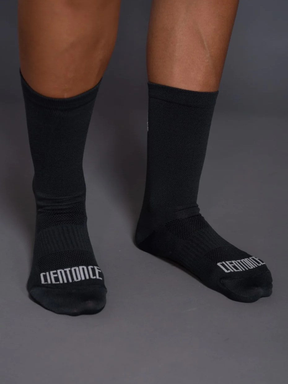 CALCETINES RACER NEGRO