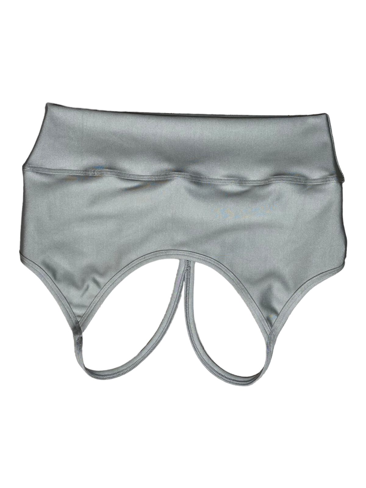TOP GLAMOUR METALIZADO SILVER
