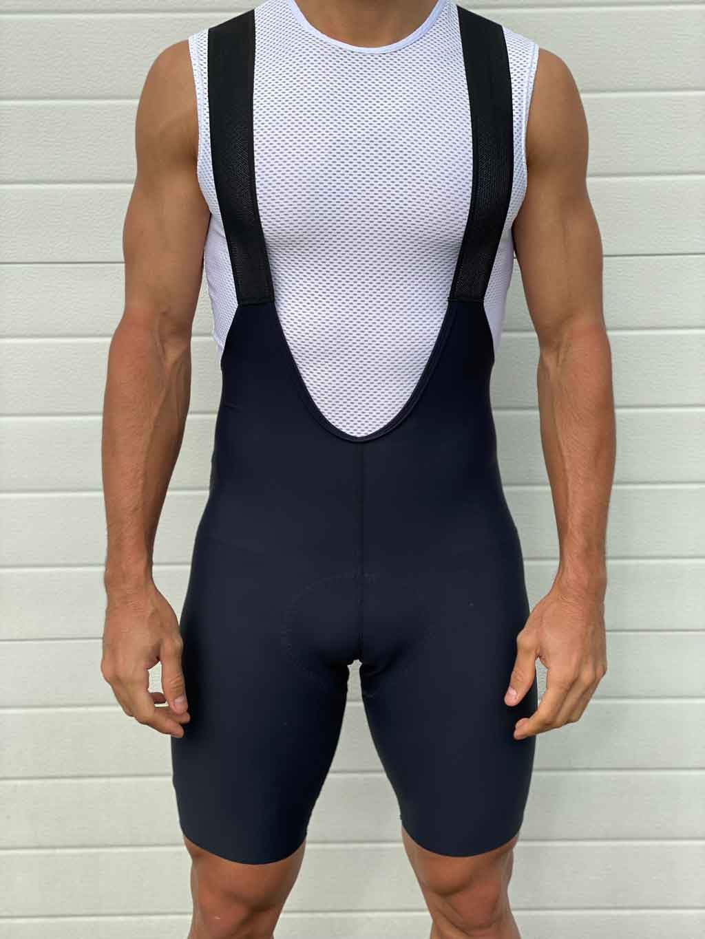 BIB SHORT SIN COSTURAS NEGRO HOMBRE