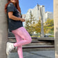 LEGGINS METALIZADOS ROSE