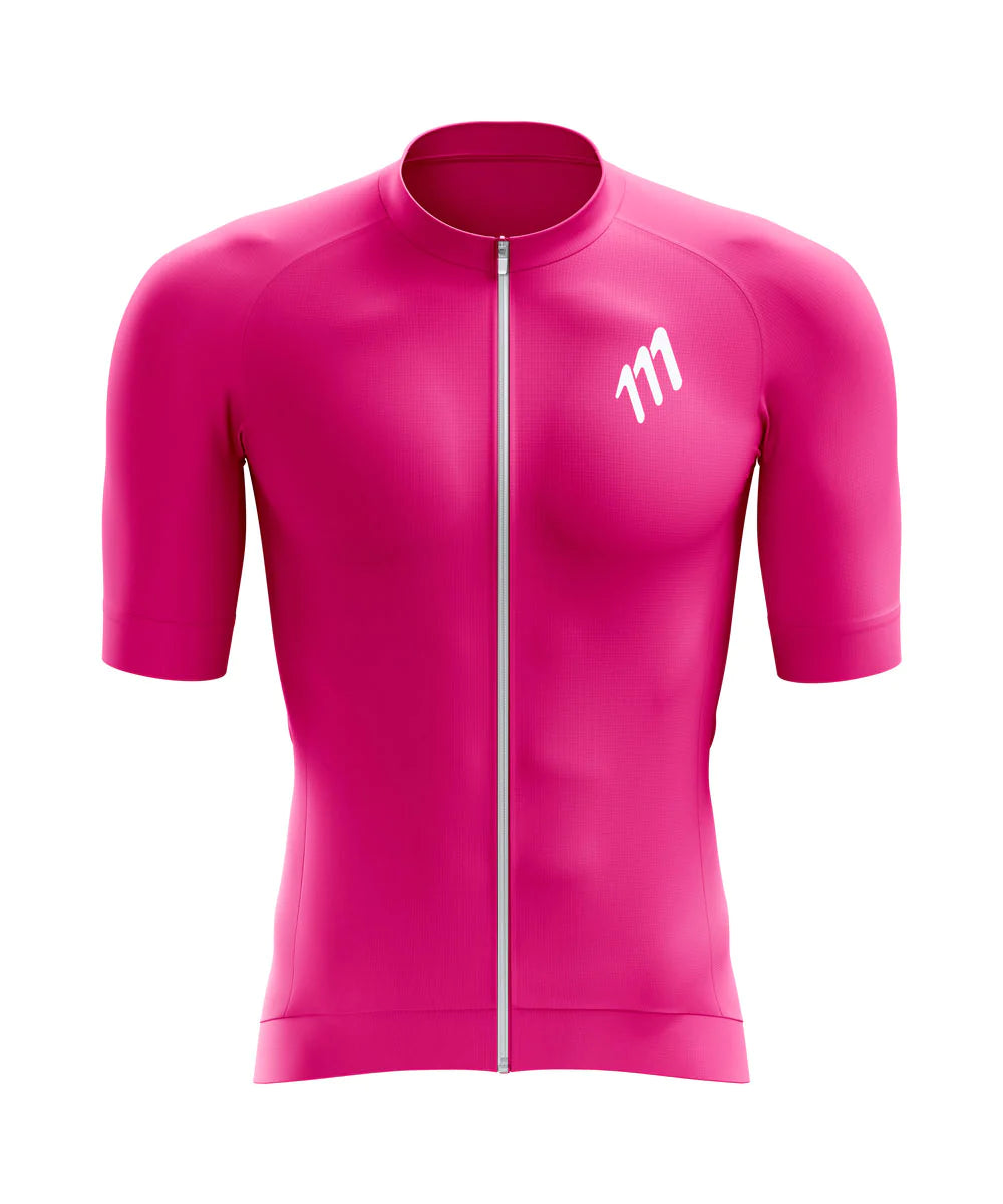 JERSEY MATERIA FUCSIA HOMBRE MANGA CORTA