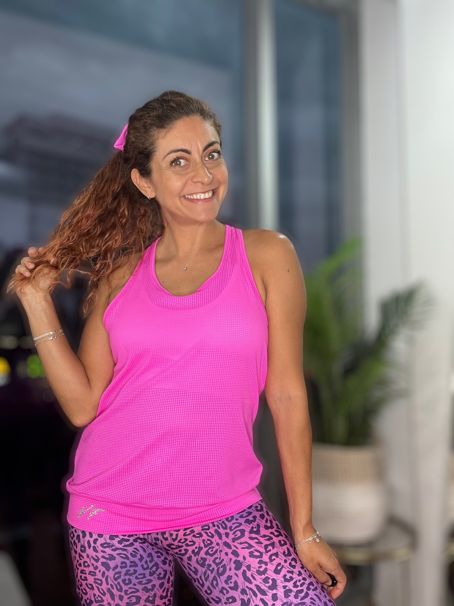 POLERA WORK OUT PINK