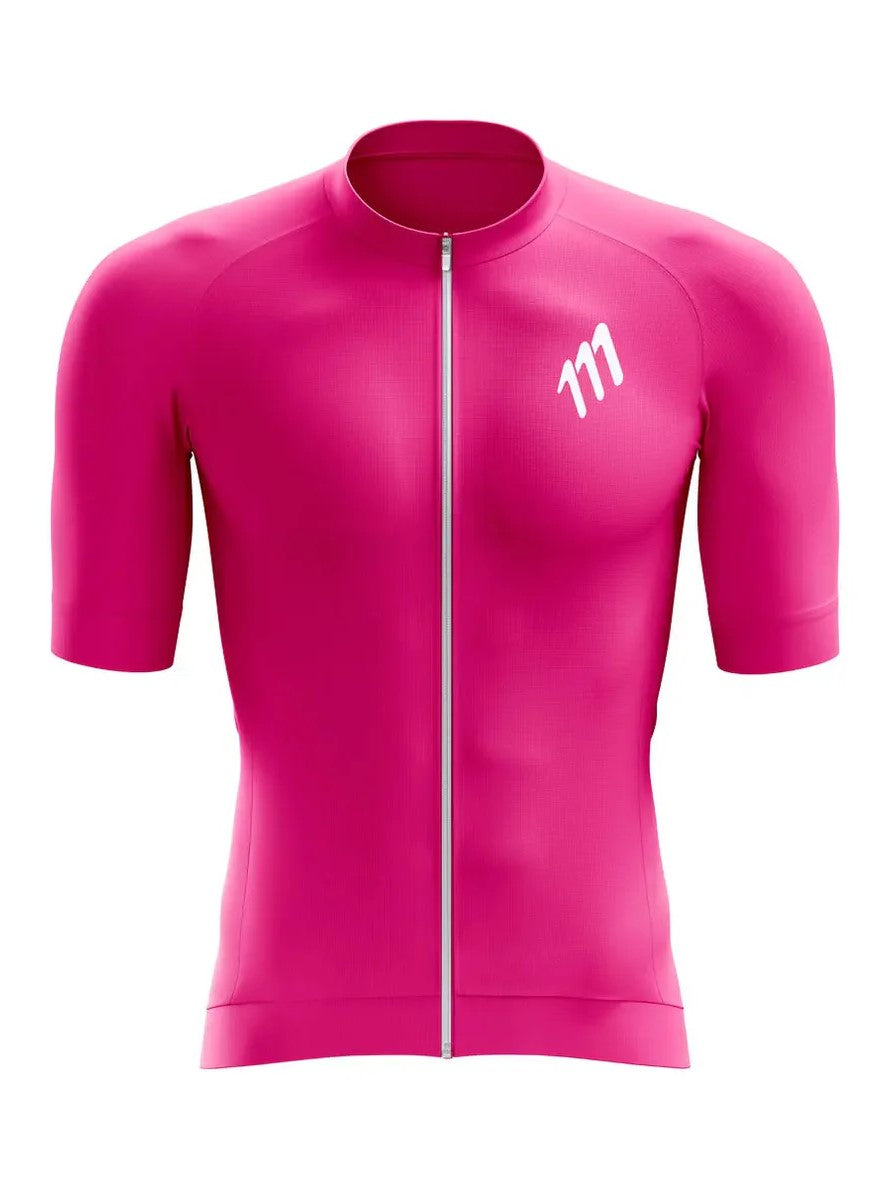 JERSEY MATERIA FUCSIA MUJER MANGA CORTA