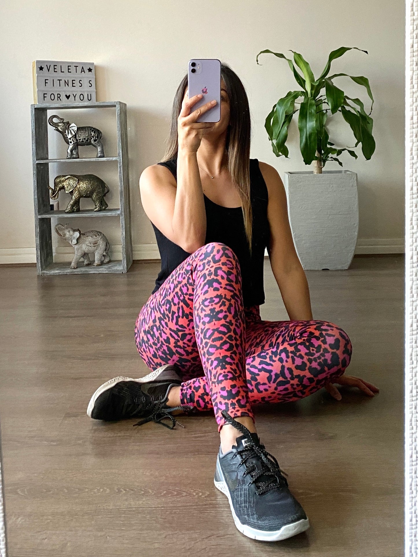 LEGGINS RED LEO